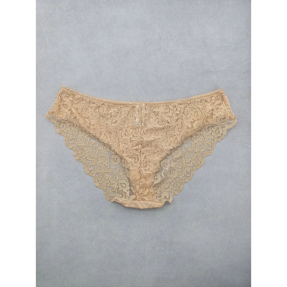 Lace Cottage Cream Whimsy Fairy Underwear Briefs Cheeky Panties Plus 16